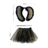 Disfraz Mascota Angel Negro OF-1487PET