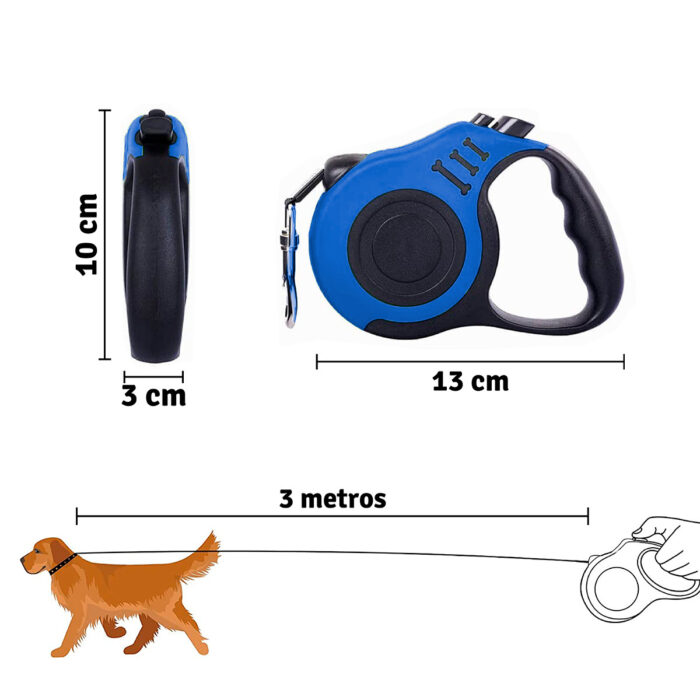Correa Retractil Mascotas 3M 14195