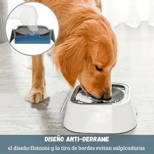 BEBEDERO DE AGUA PARA MASCOTAS ANTIDERRAME