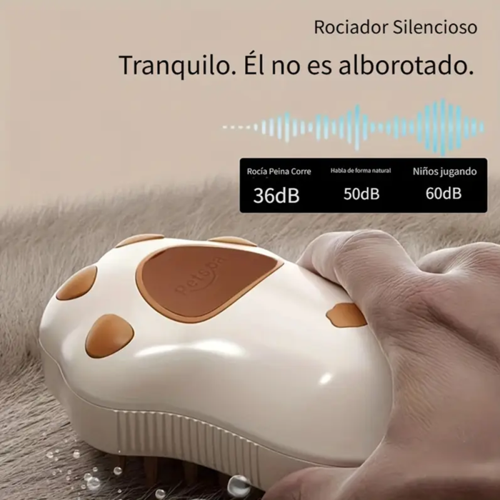 Cepillo Vaporizador Mascotas