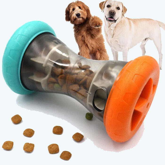 DISPENSADOR DE ALIMENTOS MASCOTA RUEDA