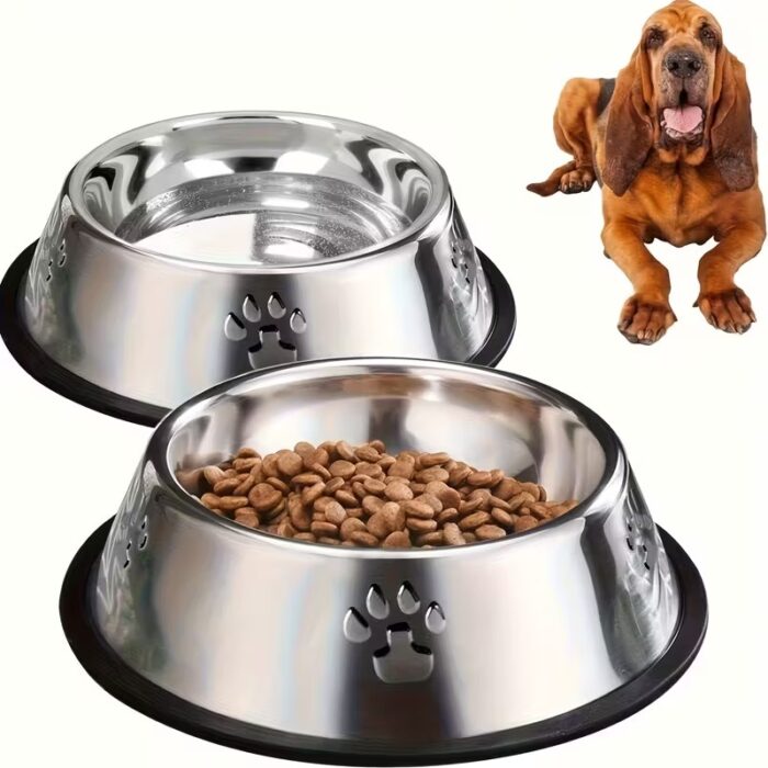 Comedero Metalico Antideslizante mascota