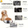 Comedero Metalico Antideslizante mascota