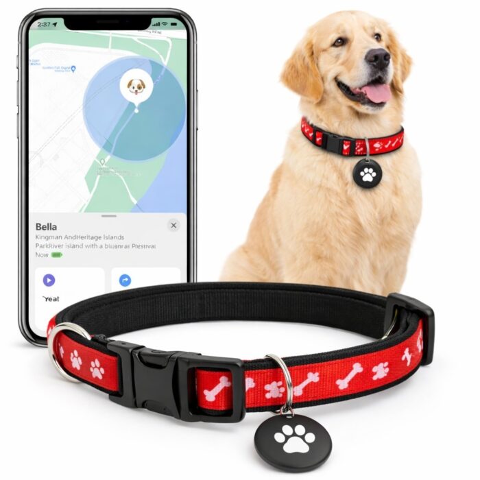Collar Inteligente Con Gps Para Mascotas