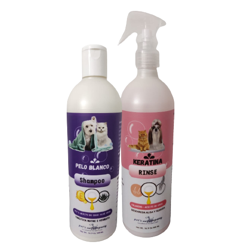 SHAMPOO BLANCO/COLOR- RINSE KERATINA 500