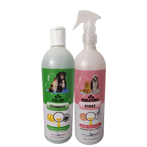 SHAMPOO BLANCO/COLOR- RINSE KERATINA 500