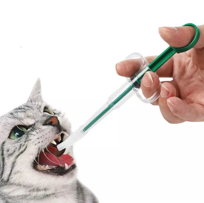 Jeringa Dispensadora Pastillas Mascotas