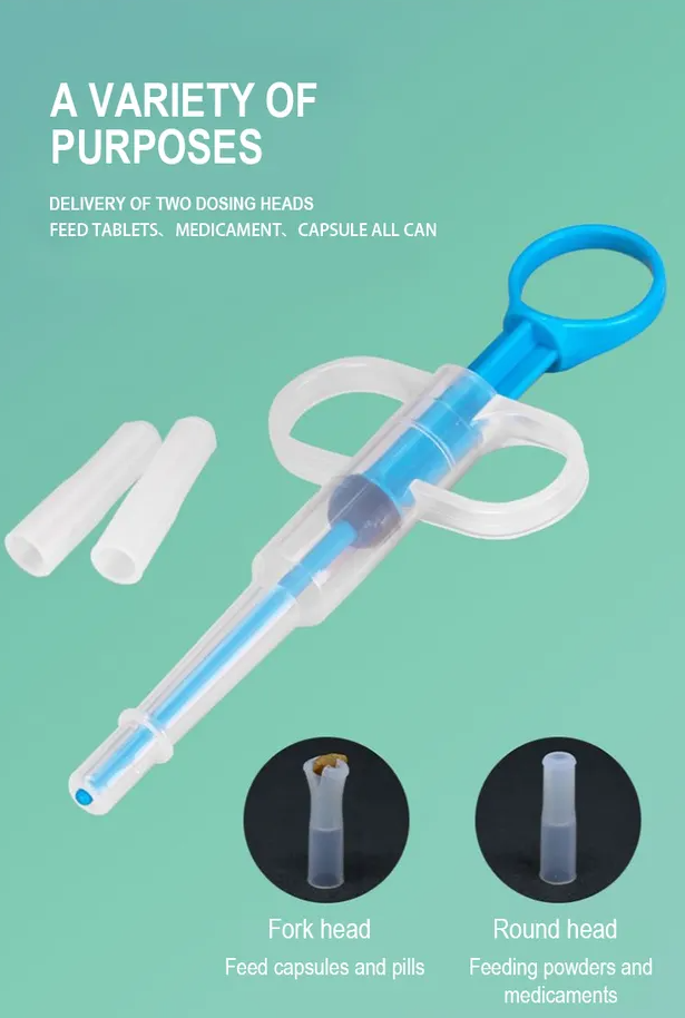 Jeringa Dispensadora Pastillas Mascotas