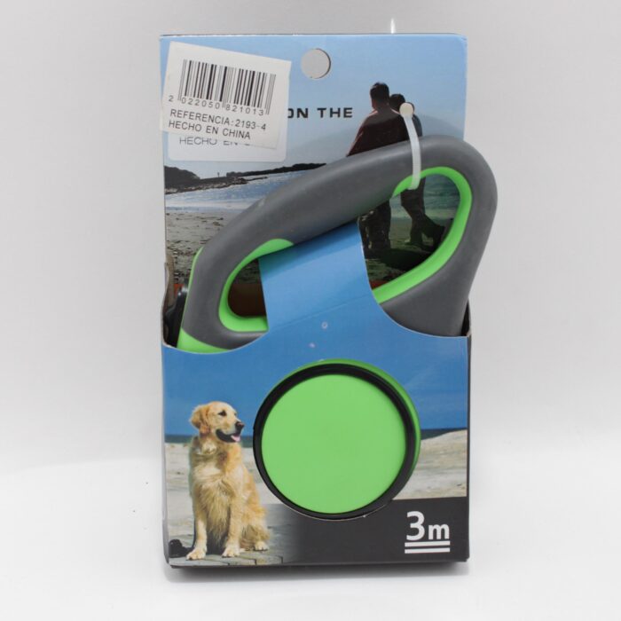 Laso para mascota retractil pet 3m