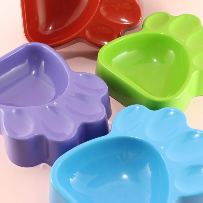 COMEDERO PLASTICO DE HUELLA PARA PERRO