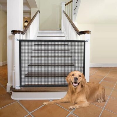 Puerta Para Mascotas Y Bebes Malla
