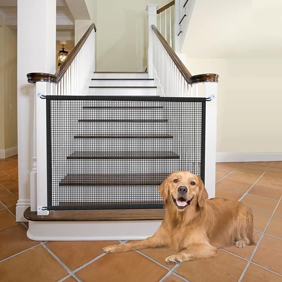 Puerta Para Mascotas Y Bebes Malla