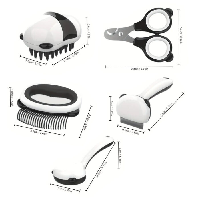 Kit De Cepillos Para Mascotas 7en1