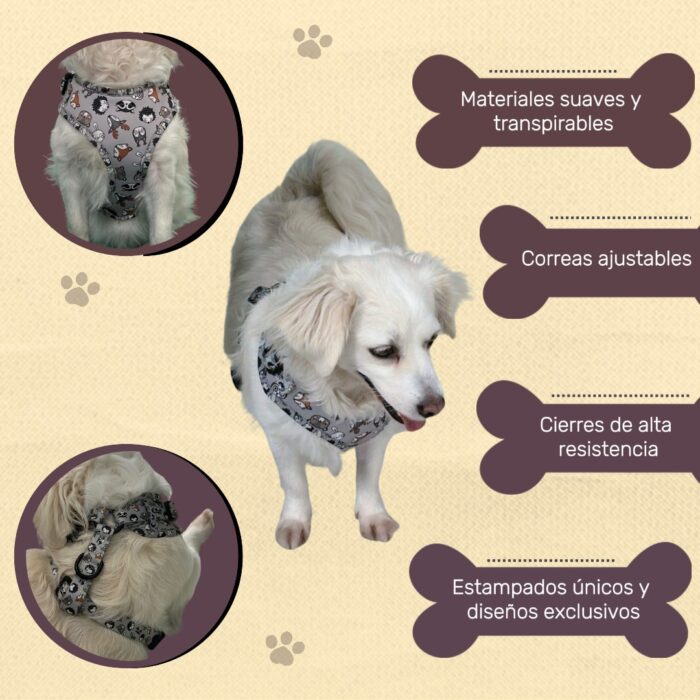 Arnés Para Perro Estampado