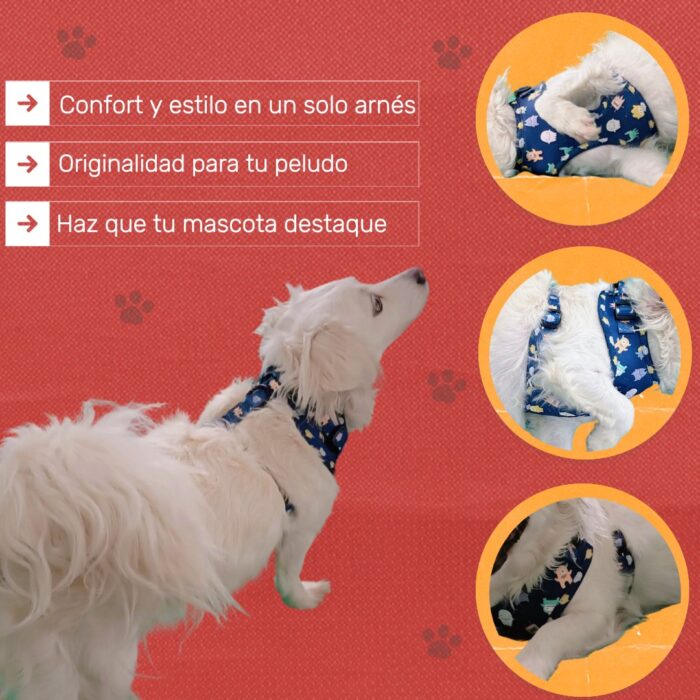 Arnés Para Perro Estampado