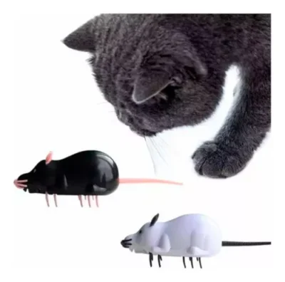 Juguete Interactivo Para Gatos Ratón Con