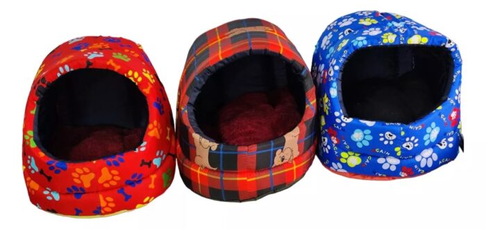Cama Perro Iglu Pequeña Portatil Espum