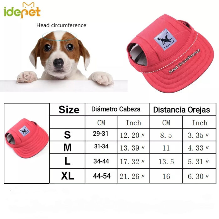 GORRA PARA MASCOTAS PERRO O GATO - Dropi 95310 - Imagen 120601