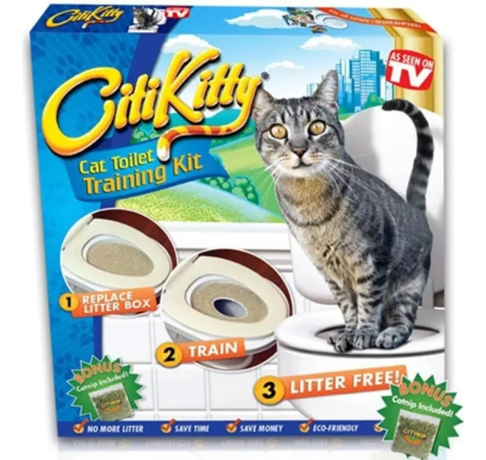 Kit Enseñanza Gatos Baños Arenero Wc