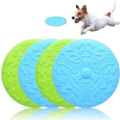 Frisbee Juguete Perro Goma Flexible Y Re