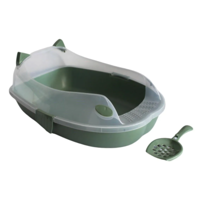 Arenero Gatos Tapa Orejas Privado Plastico