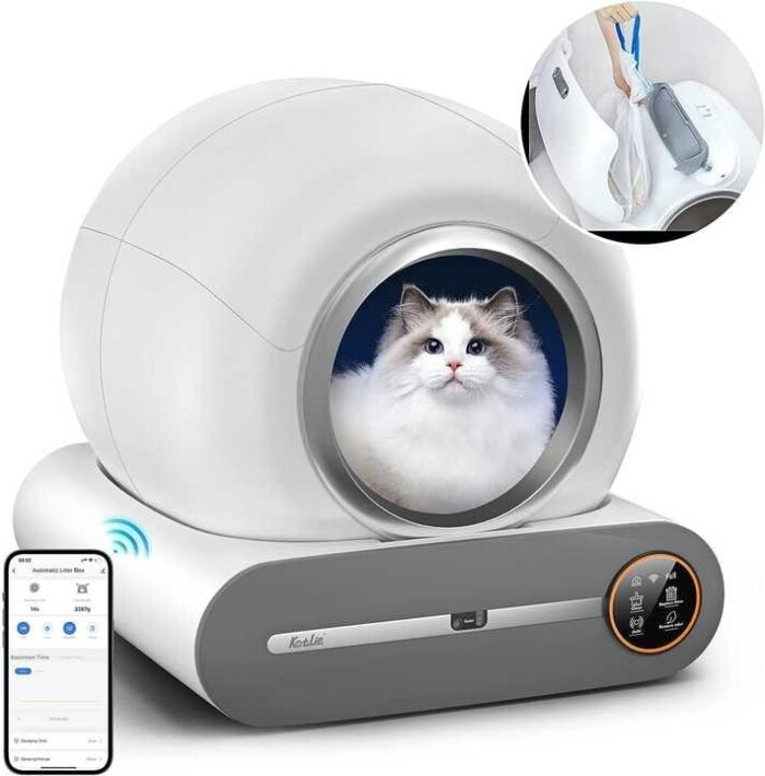 CAJA ARENERO AUTOMATICO GATOS 😻