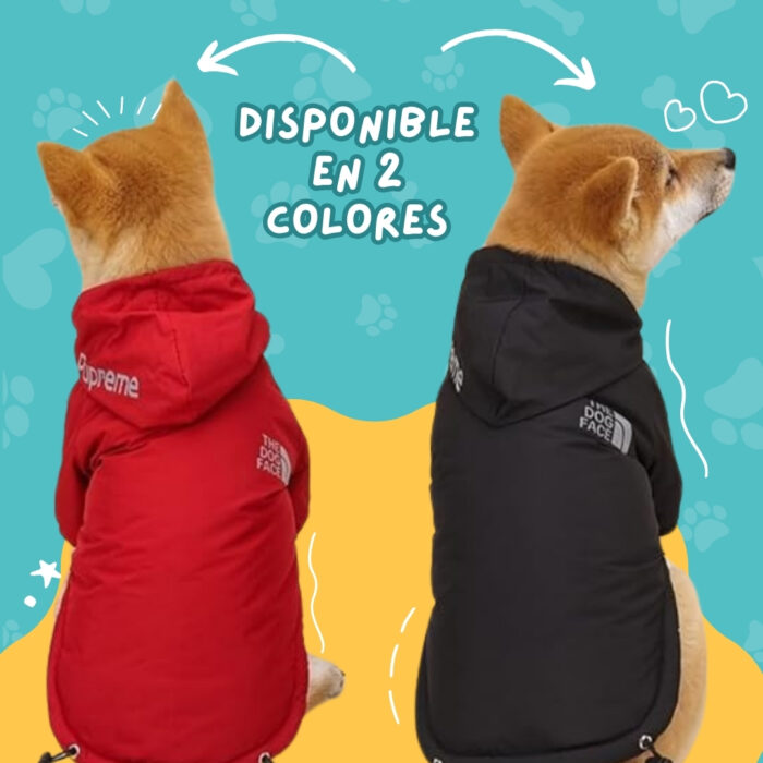 CHAQUETA TÉRMICA IMPERMEABLE PARA PERROS