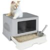 ARENERO GRANDE PARA GATOS CON RECOGEDOR