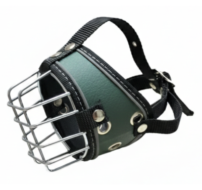 BOZAL PARA PERRO CON CANASTILLA METALICA