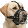 BOZAL PARA PERRO CON CANASTILLA METALICA