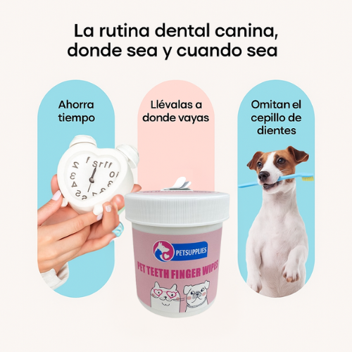 Toallitas Limpieza Doble Mascotas