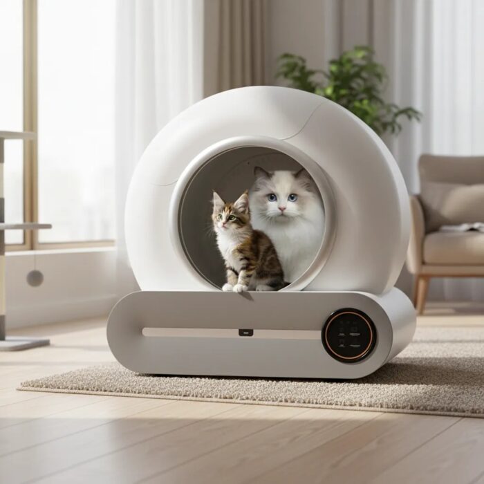 Arenero Automático para Gatos Inteligente