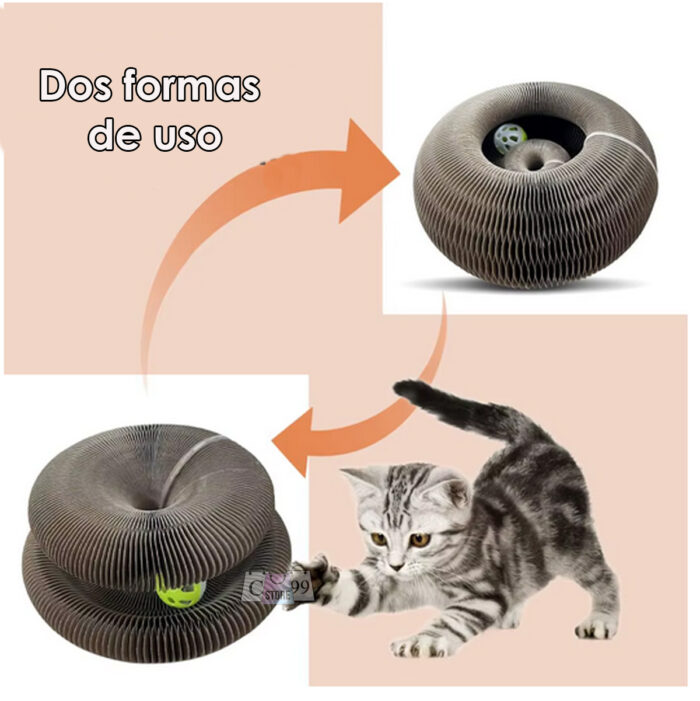 Rascador Para Gato Torre interactiva