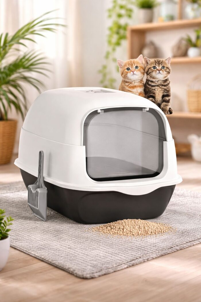 Arenero para gatos medianos