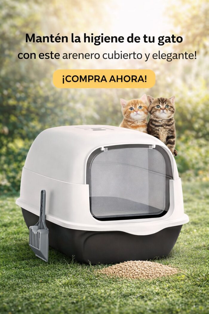 Arenero para gatos medianos