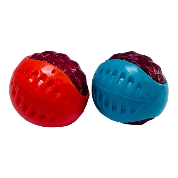 JUGUETE PERRO - PELOTA PEQUEÑA DOS COLOR