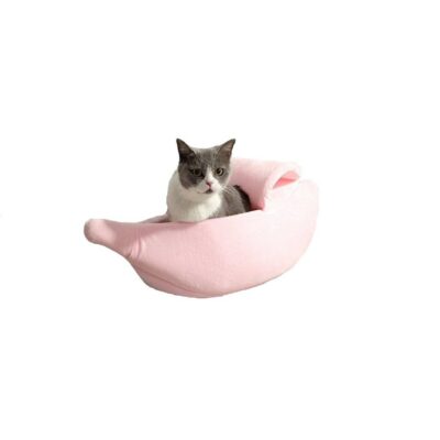 CAMA BANANO  GATOS CALIDO TALLA XL